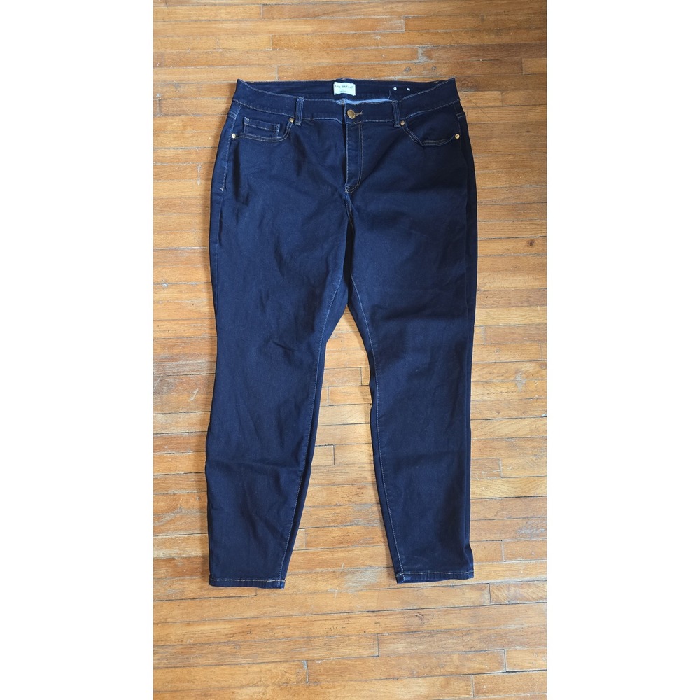 Lane Bryant Womens Size 22 Dark Wash Skinny Jeans Denim Casual Plus Size NWOT